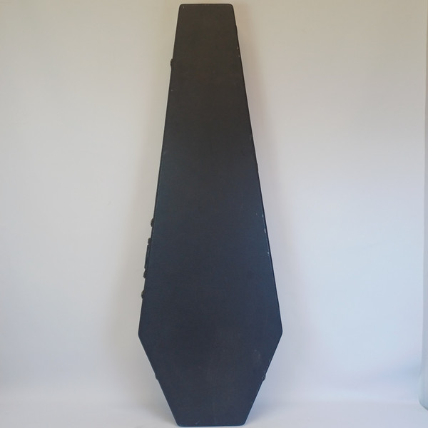 Coffin Cases Model B195R Bass Guitar Case Red Velvet Interior Black Exterior