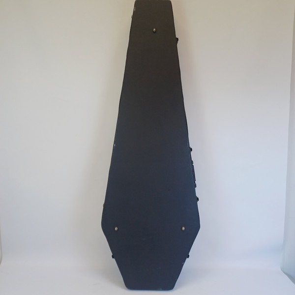 Coffin Cases Model B195R Bass Guitar Case Red Velvet Interior Black Exterior