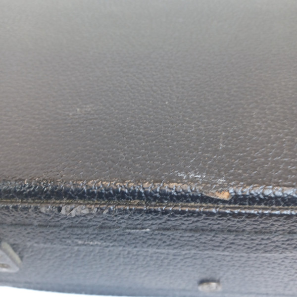 Coffin Cases Model B195R Bass Guitar Case Red Velvet Interior Black Exterior