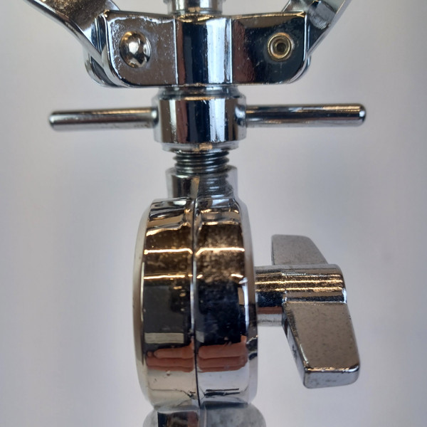 *Gibraltar Snare/Tom Drum Stand Chrome Single-Brace Throne Tripod+Basket+Feet