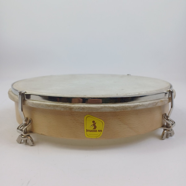 Studio 49 10"RT250 Framedrum Hand Drum Natural Calf Skin 4x Tunable Lugs Germany