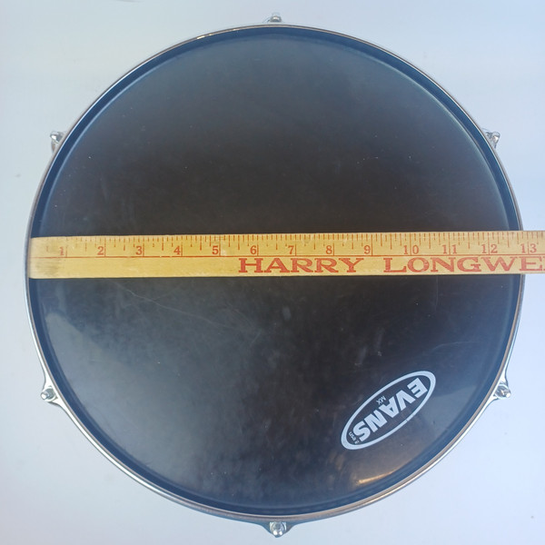 Slingerland 13x13"Chrome Over Wood Power Mega-Tom Magnum Vintage 5ply Maple Drum