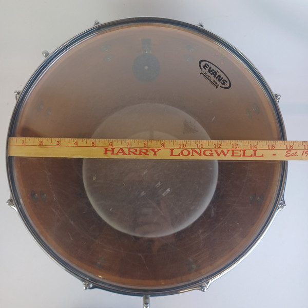 Slingerland 16x16"Chrome Over Wood Floor Tom Magnum Vintage 3ply Maple Drum 1970