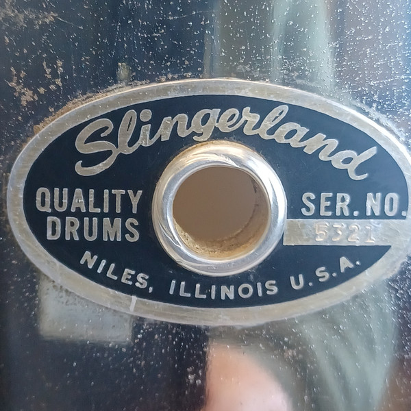 Slingerland 16x18"Chrome Over Wood Floor Tom Magnum Vintage 3ply Maple Drum 1970