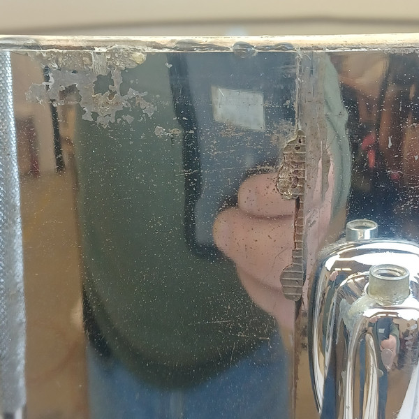 Slingerland 16x18"Chrome Over Wood Floor Tom Magnum Vintage 3ply Maple Drum 1970