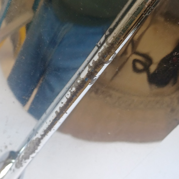 Slingerland 16x18"Chrome Over Wood Floor Tom Magnum Vintage 3ply Maple Drum 1970