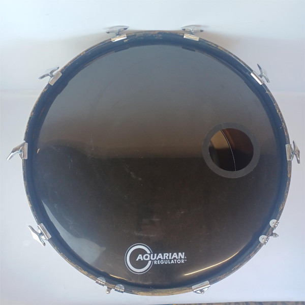 Slingerland 14x24" Jazz Rock Bass Drum Virgin 1970 3Ply Chrome Over Wood COW USA