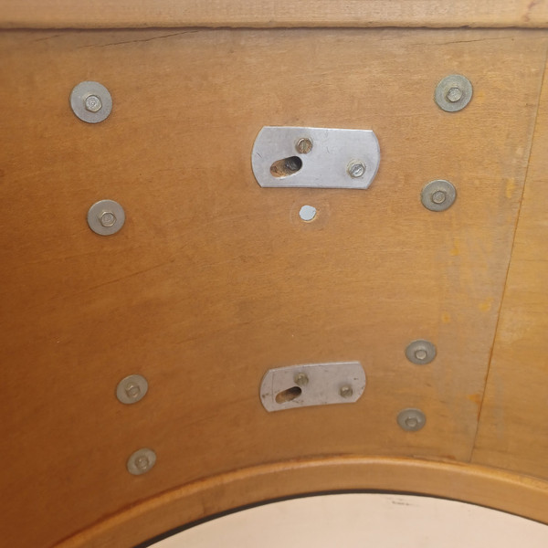 Slingerland 14x24" Jazz Rock Bass Drum Virgin 1970 3Ply Chrome Over Wood COW USA