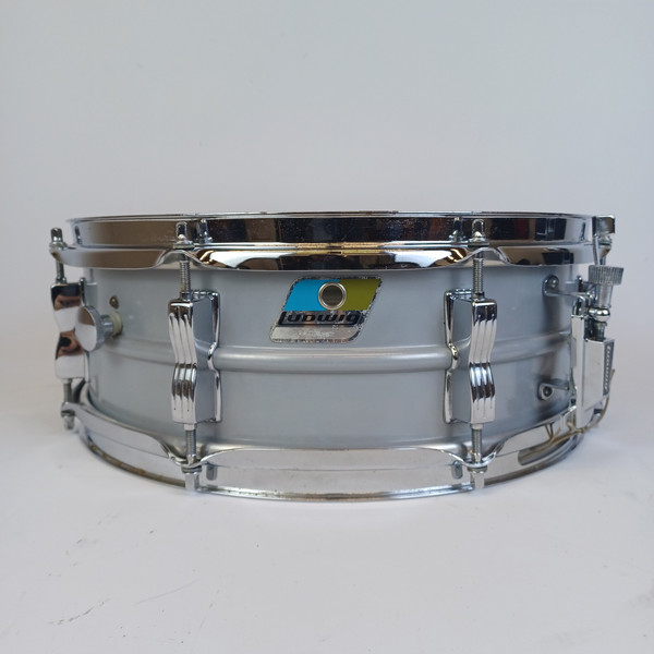 Ludwig 5x14"Acrolite #2210516 Snare Drum B/O 80s Aluminum Shell Vintage USA 8Lug