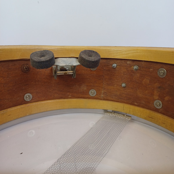 Leedy 5.5x14"Blue/Silver Duco Snare Drum 8-Lugs+3Pt 50s Slingerland SlingerLeedy