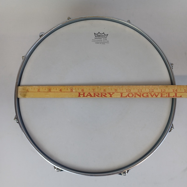 Leedy 5.5x14"Blue/Silver Duco Snare Drum 8-Lugs+3Pt 50s Slingerland SlingerLeedy