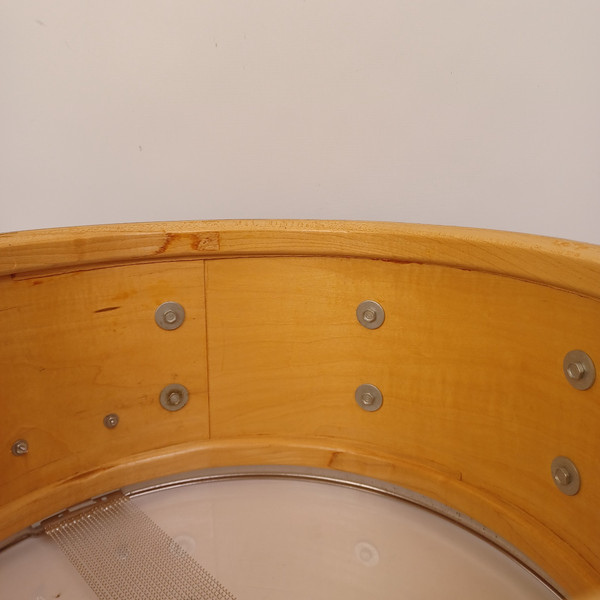 Slingerland 1972 Radio King #111 7x14"Snare Drum Blue Sparkle/Maple Vintage 70s