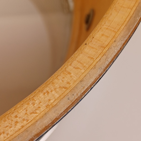 Slingerland 1972 Radio King #111 7x14"Snare Drum Blue Sparkle/Maple Vintage 70s