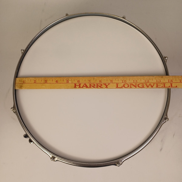 Slingerland 1972 Radio King #111 7x14"Snare Drum Blue Sparkle/Maple Vintage 70s