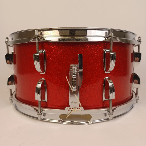 Ludwig 6.5x14"#912 School Festival Red Sparkle 3Ply Mahogany Vintage 60s #458125