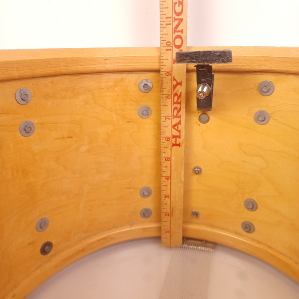 Ludwig 10x14"1969 White Marine Pearl Marching Snare Drum Keystone 3Ply Maple WMP