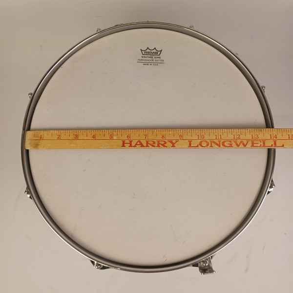 Ludwig 10x14"1969 White Marine Pearl Marching Snare Drum Keystone 3Ply Maple WMP