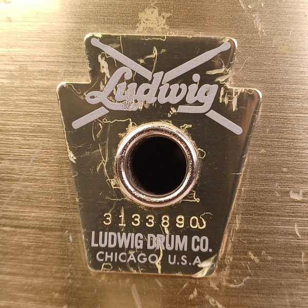 Ludwig 12x14" Brushed Silver Challenger ST Plus Snare Drum Vintage 1984 Marching