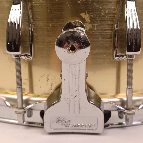 Ludwig 12x14" Brushed Silver Challenger ST Plus Snare Drum Vintage 1984 Marching