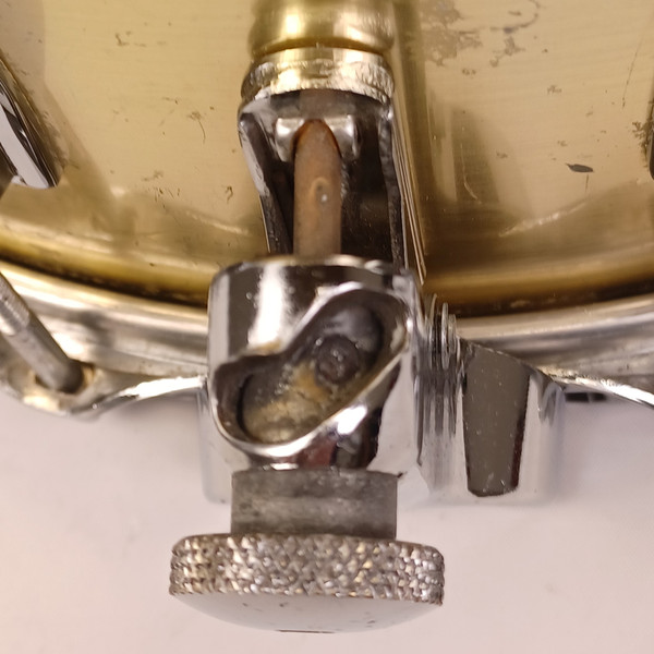 Ludwig 12x14" Brushed Silver Challenger ST Plus Snare Drum Vintage 1984 Marching