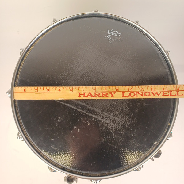 Ludwig 12x14" Brushed Silver Challenger ST Plus Snare Drum Vintage 1984 Marching