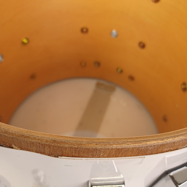 Yamaha 11x13"Powerlite Marching Snare Drum White Japan MS6113U ML3668 6Ply Birch