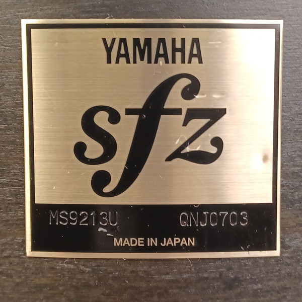 Yamaha 11x13" SFZ 9300 Marching Snare Drum Piano Black Japan Die-Cast Rims 9213U