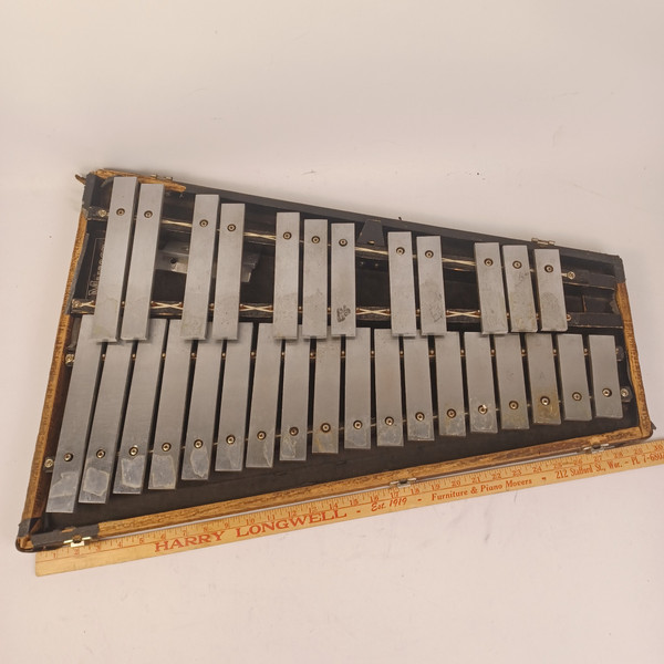 Ludwig Musser M645 Orchestra Bells Glockenspiel Carbon Steel Bars G-C 2.5 Octave