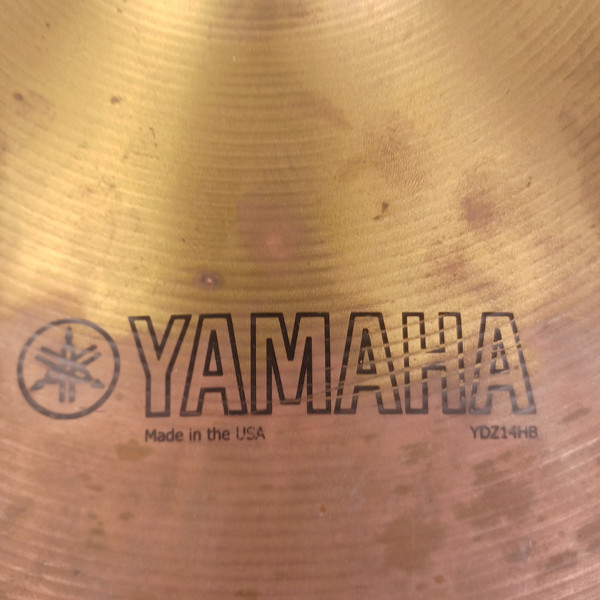 Yamaha YDZ14HB 14" Hi-Hat Cymbal Bottom Side Zildjian Vintage 80s Made In USA