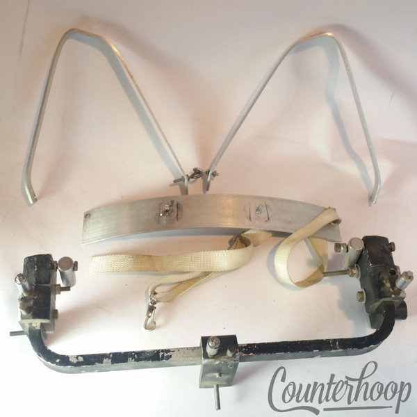 *Ludwig Marching Bar Snare Drum Carrier Harness Parade Mount Bracket Parts Lot*