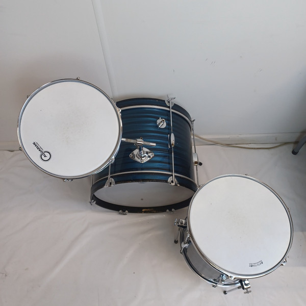 Pearl Apollo 20,12,14 Drum Set Blue Ripple 3Ply MIJ Japan Bass Kick/Tom/Floor60s