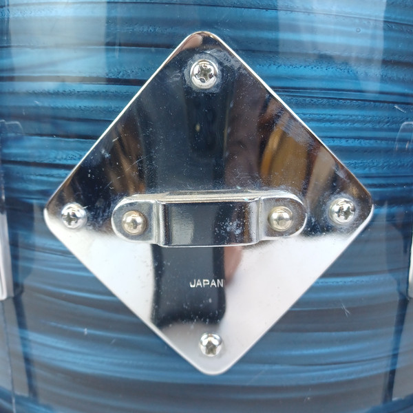 Pearl Apollo 20,12,14 Drum Set Blue Ripple 3Ply MIJ Japan Bass Kick/Tom/Floor60s