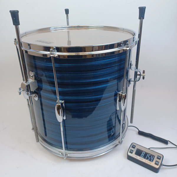 Pearl Apollo 20,12,14 Drum Set Blue Ripple 3Ply MIJ Japan Bass Kick/Tom/Floor60s