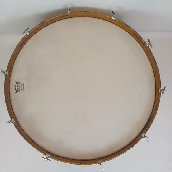 Wilson Bros 10x24"Bass Drum Vintage 20s Mahogany/Poplar+3x Maple ReRings Chicago