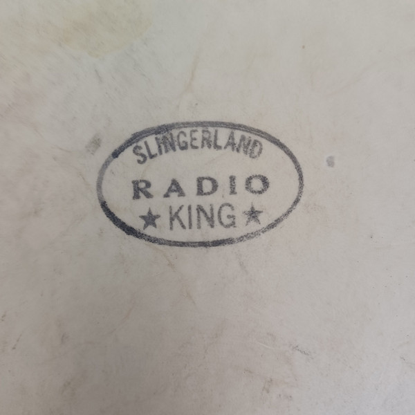 Slingerland 16"40 Radio King-Stamp Calf Skin Floor Tom Drum Batter/Resonant Head