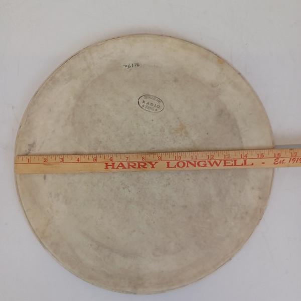 Slingerland 16"Radio King-Stamp Calf Skin Floor Tom Drum Batter/Resonant Head 40