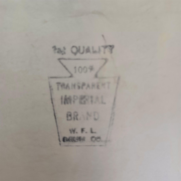 *Ludwig WFL Drum Co Slunk Transparent 14" Calf Skin Snare Head Resonant Imperial