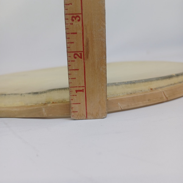 *Ludwig WFL Drum Co Slunk Transparent 14" Calf Skin Snare Head Resonant Imperial