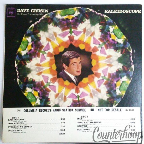 Dave Grusin – Kaleidoscope 1965 Columbia CL2344 Mono Promo Jones/Foster/Cranshaw