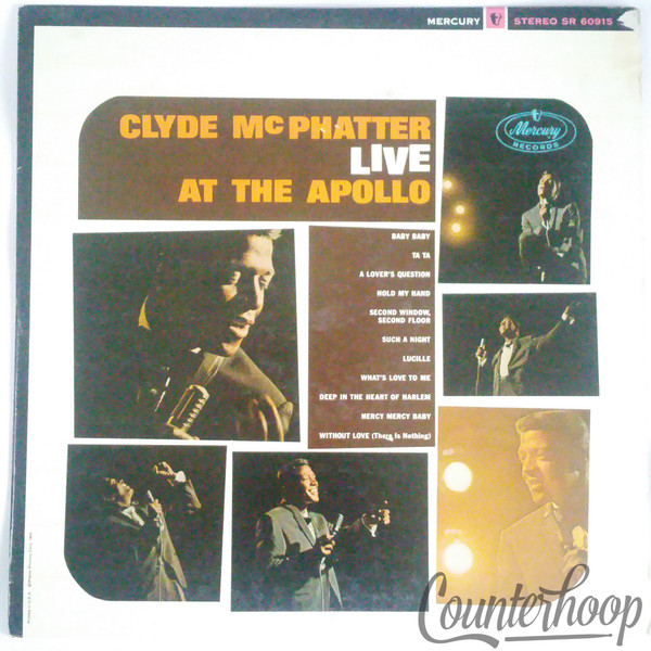 Clyde McPhatter – Live At The Apollo 1964 VG++ Stereo Mercury – SR 60915 R&B