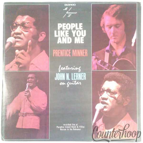 Prentice Minner ft John N. Lerner-People Like You And Me M/L Entertainment NM