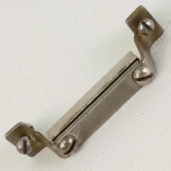 Slingerland 2" Snare Drum Butt Plate Nickel Leedy Vintage 30s Square Block Clamp