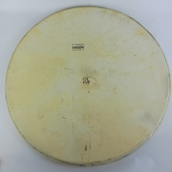 Slingerland 22"Radio King"Calfskin Bass Drum Head Vintage40s Sparks Logo USA*VG*
