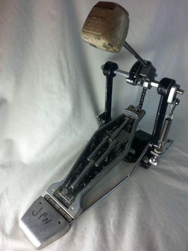 *Pearl Bass Drum Pedal Single-Spring Vintage 80s w/ Beater*