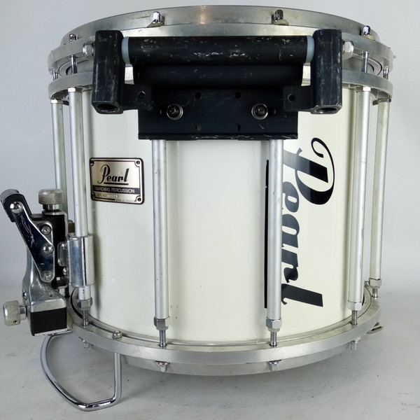 Pearl 12x14"Championship Maple FFX Marching Snare Drum White Free Floating+Cover