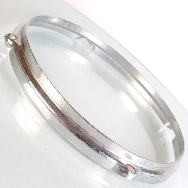 Slingerland 8" Bongo Drum Stick-Chopper Batter Rim/Hoop 4-Lug Chrome Vintage 70s