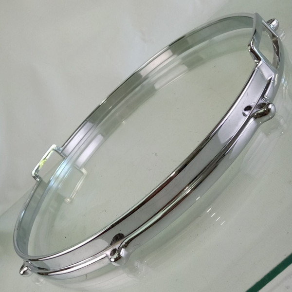 Premier 14" Die-Cast 8-Lug Snare Drum Resonant Rim/Hoop Chrome UK Vintage 50-60s