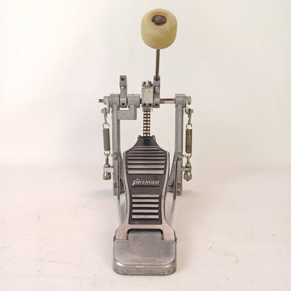 Premier Double Bass Drum Pedal Master Side Single Kick Dual-Chain Made n England