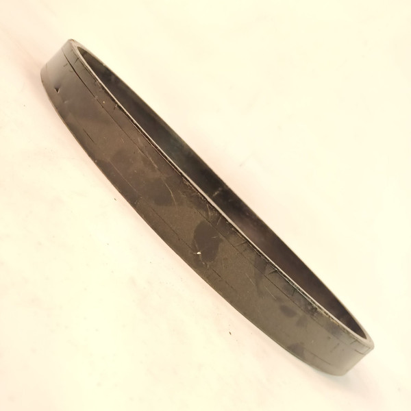 Premier 18"x1 5/8"x3/8"Bass Drum Rim/Hoop Vintage 80s Wood Black Paint+7/8"Inlay