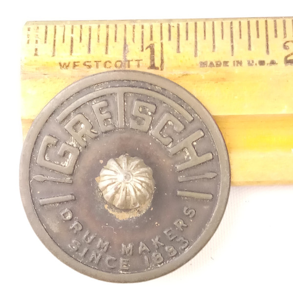 *Gretsch 60s Thick Sticks Tacked Floor/Rack Tom Drum Round Badge Renown Brooklyn